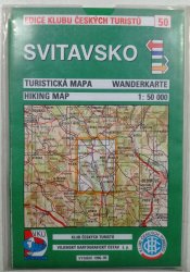 mapa - KČT 50 - Svitavsko - 1:50 000